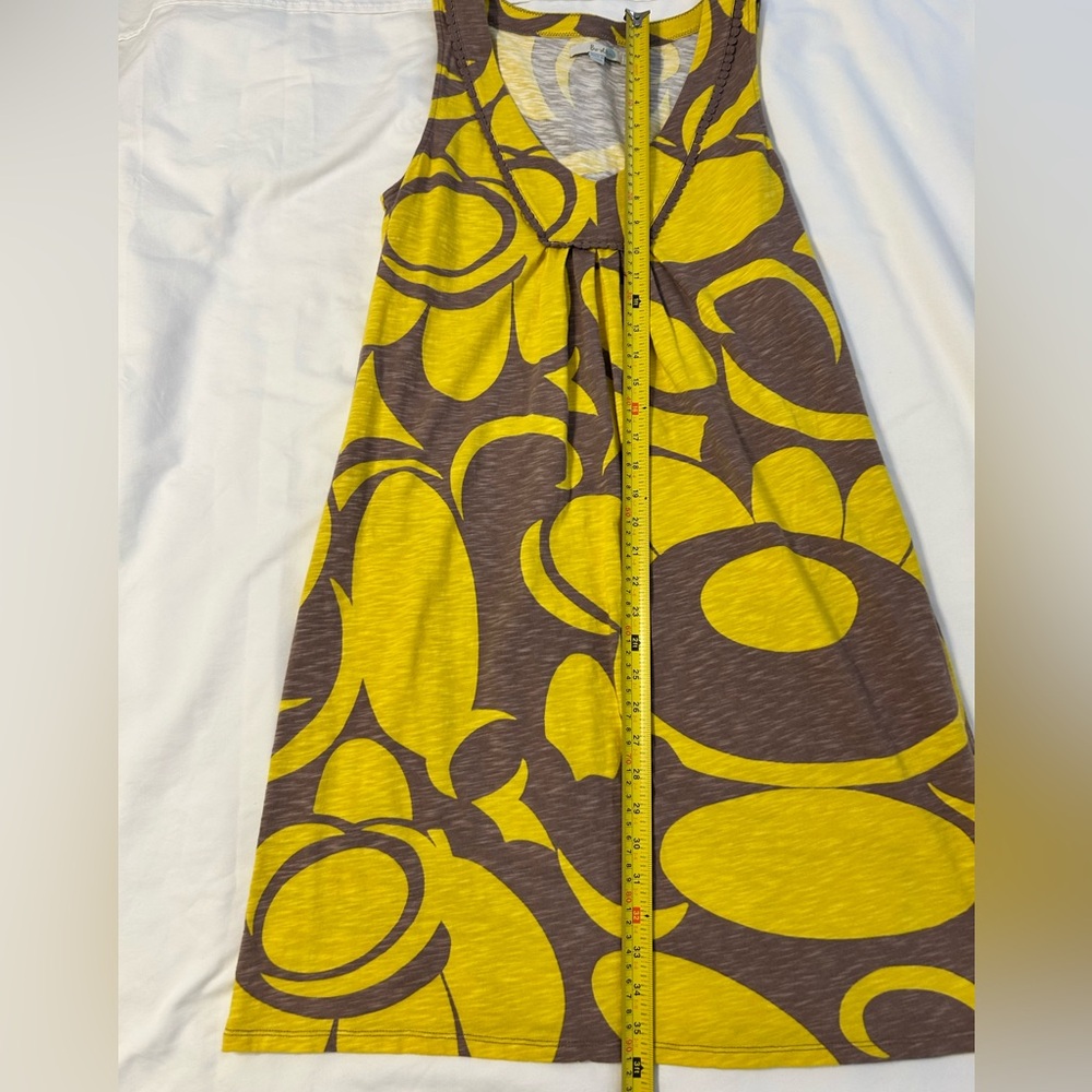 Boden Yellow and purple Patterned Sleeveless Sundress - Picture 5 of 6